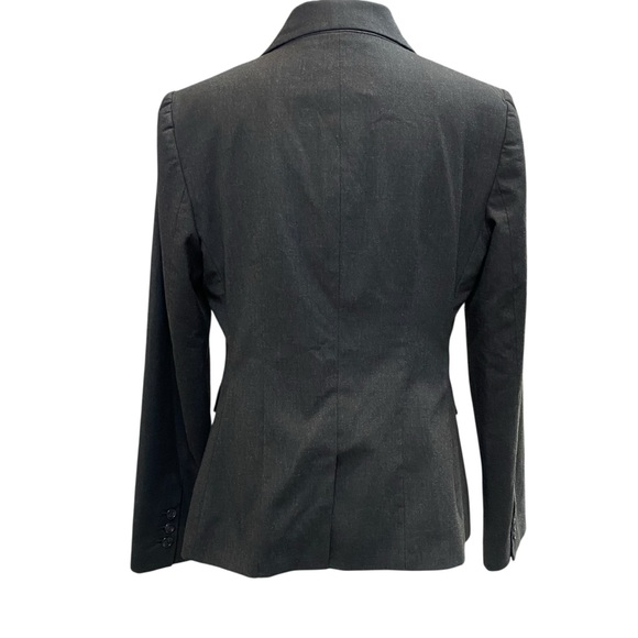 THE LIMITED Women’s Size 6 Charcoal Gray Tailored 2 button lined Blazer Jacket - Picture 6 of 10
